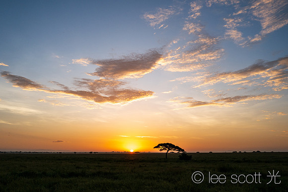 Sunset at Lemala Ewanjan Camp