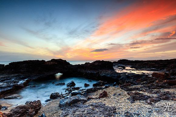 Sunset at Glass Beach