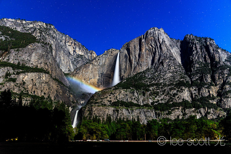 Moonbow and Yosemite Falls