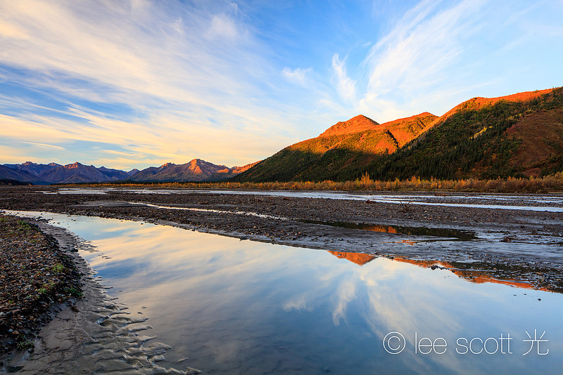 Light Falling, Teklanika River