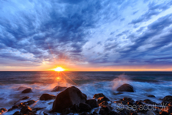 Sunset at Ke'e Beach