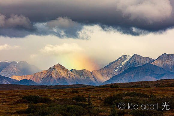 Tundra, Mountains and a Changing Sky