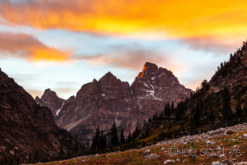 Sunrise on the Teton Crest Trail