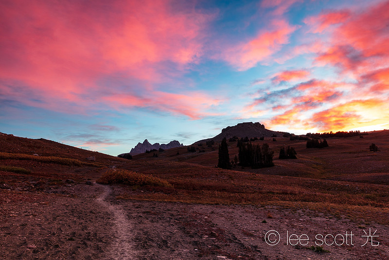 Sunrise on the Teton Crest Trail