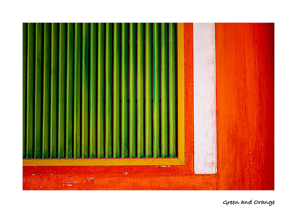 Green and Orange