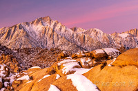 Alabama Hills Snowy Dawn