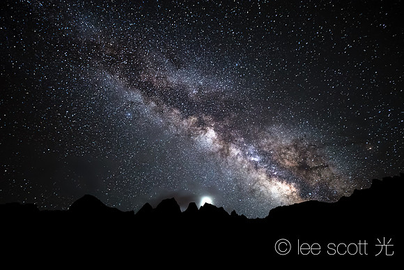Night Fall and Planets Rise